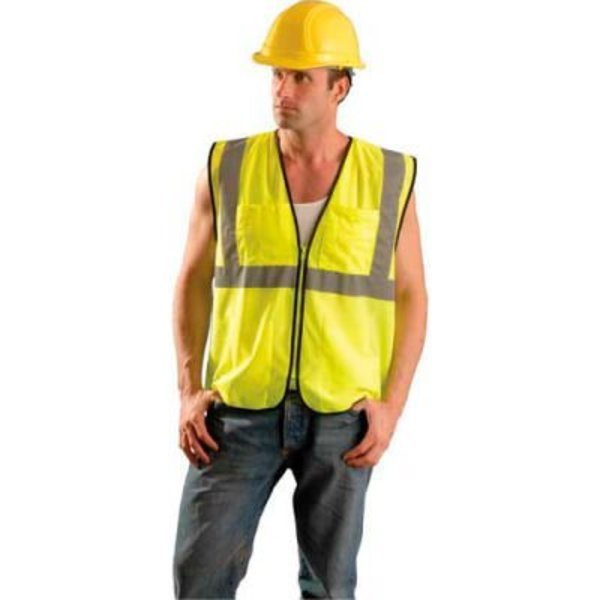 Occunomix OccuNomix Value Mesh Surveyor Vest, Class 2, Hi-Vis Yellow, 2/3 XL, ECO-GCS-Y2/3X ECO-GCS-Y2/3X